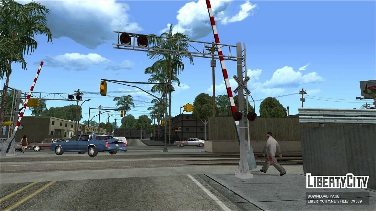HD Залізничний знак / GTA San Andreas