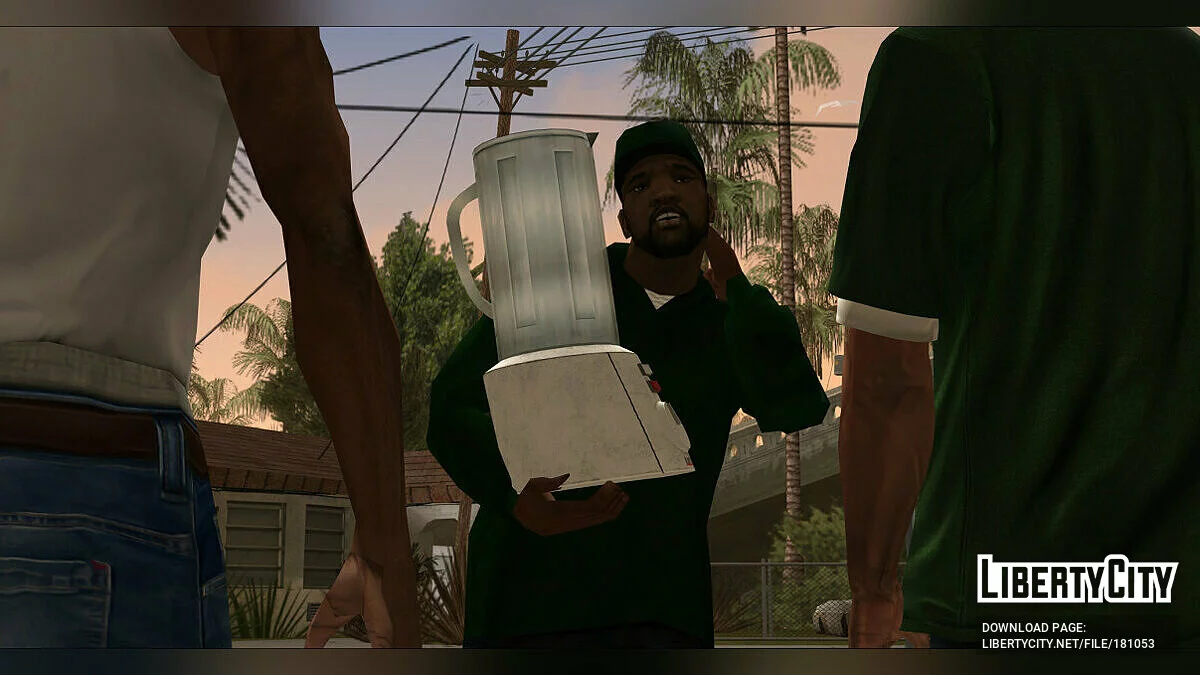 HD Blender dari adegan cutscene / GTA San Andreas