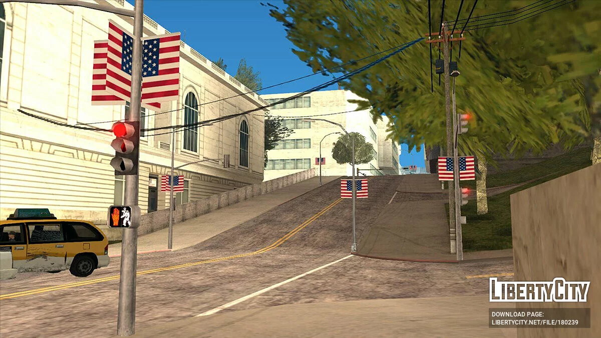 Замена флагов в Queens / GTA San Andreas