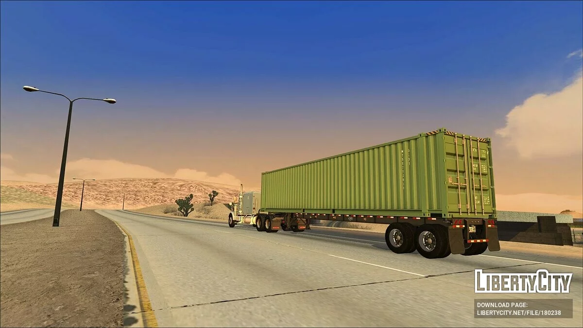 New road in the desert / GTA San Andreas