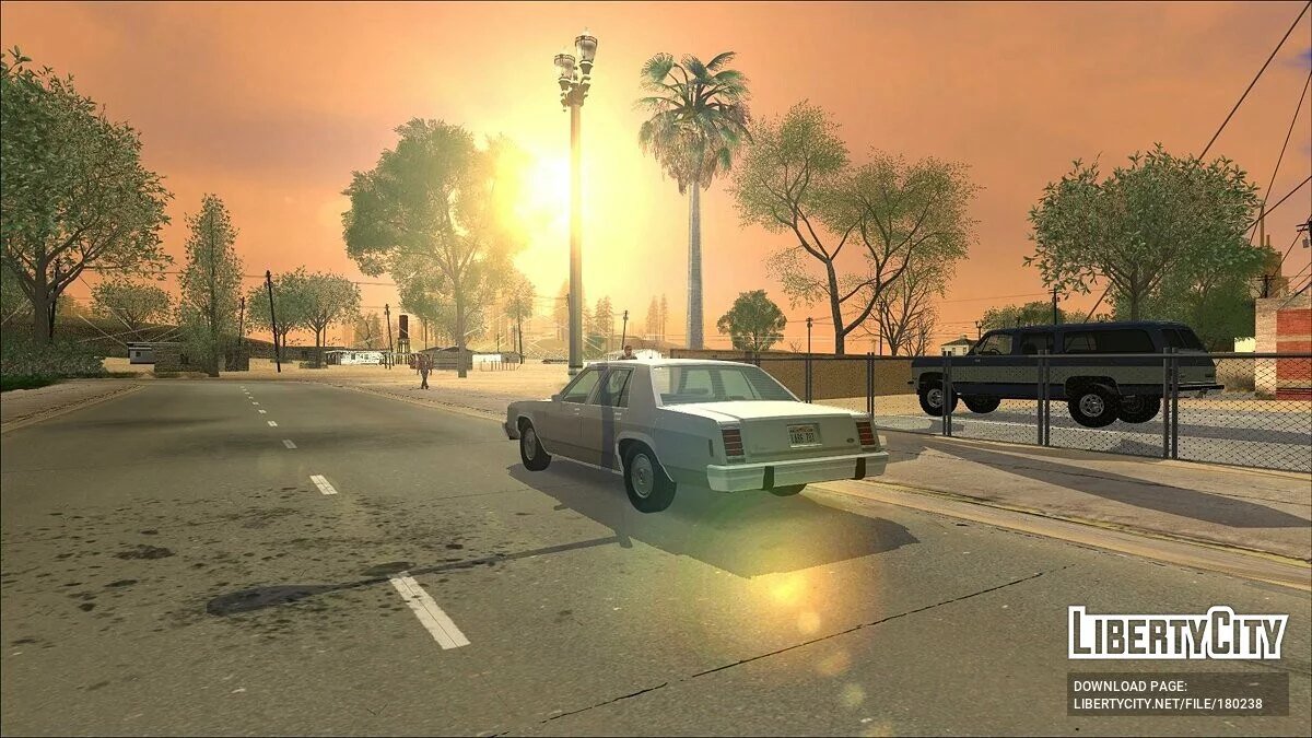 New road in the desert / GTA San Andreas