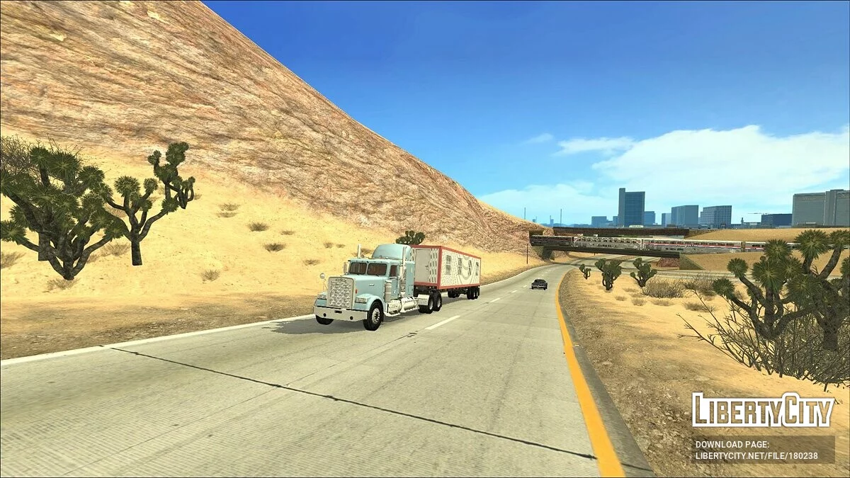New road in the desert / GTA San Andreas