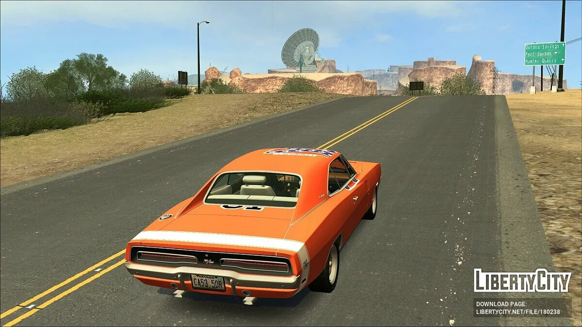 New road in the desert / GTA San Andreas