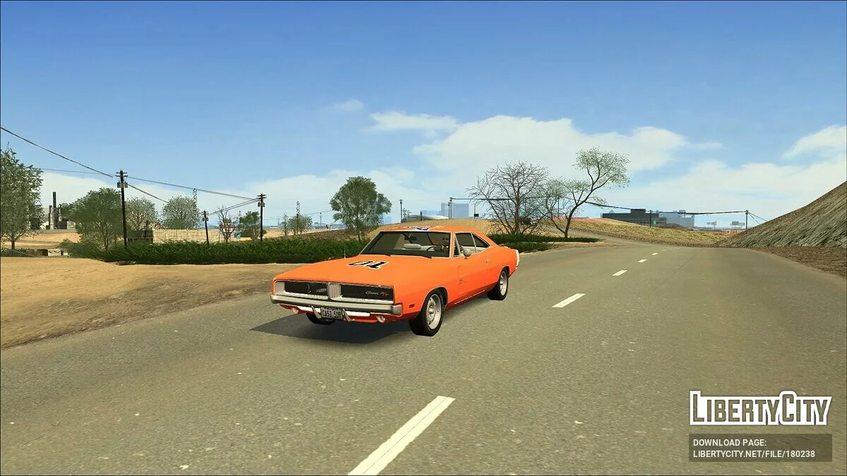 New road in the desert / GTA San Andreas