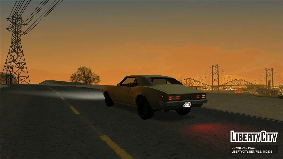 New road in the desert / GTA San Andreas