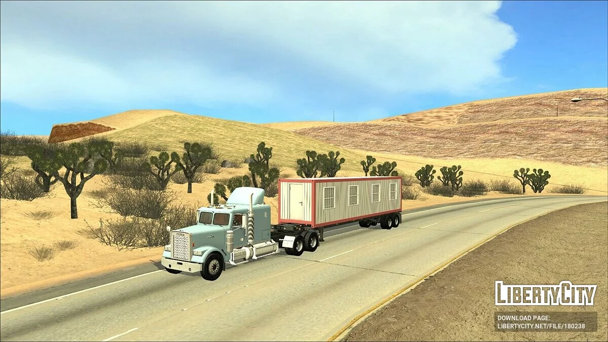 New road in the desert / GTA San Andreas