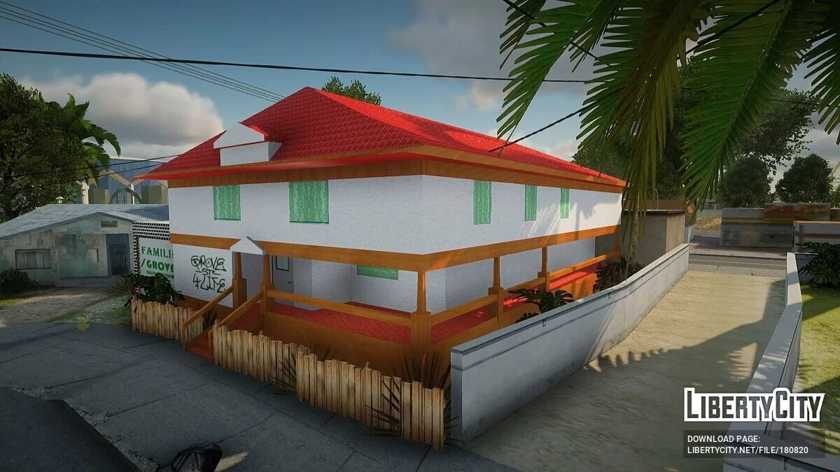 Новые текстуры дома / GTA San Andreas