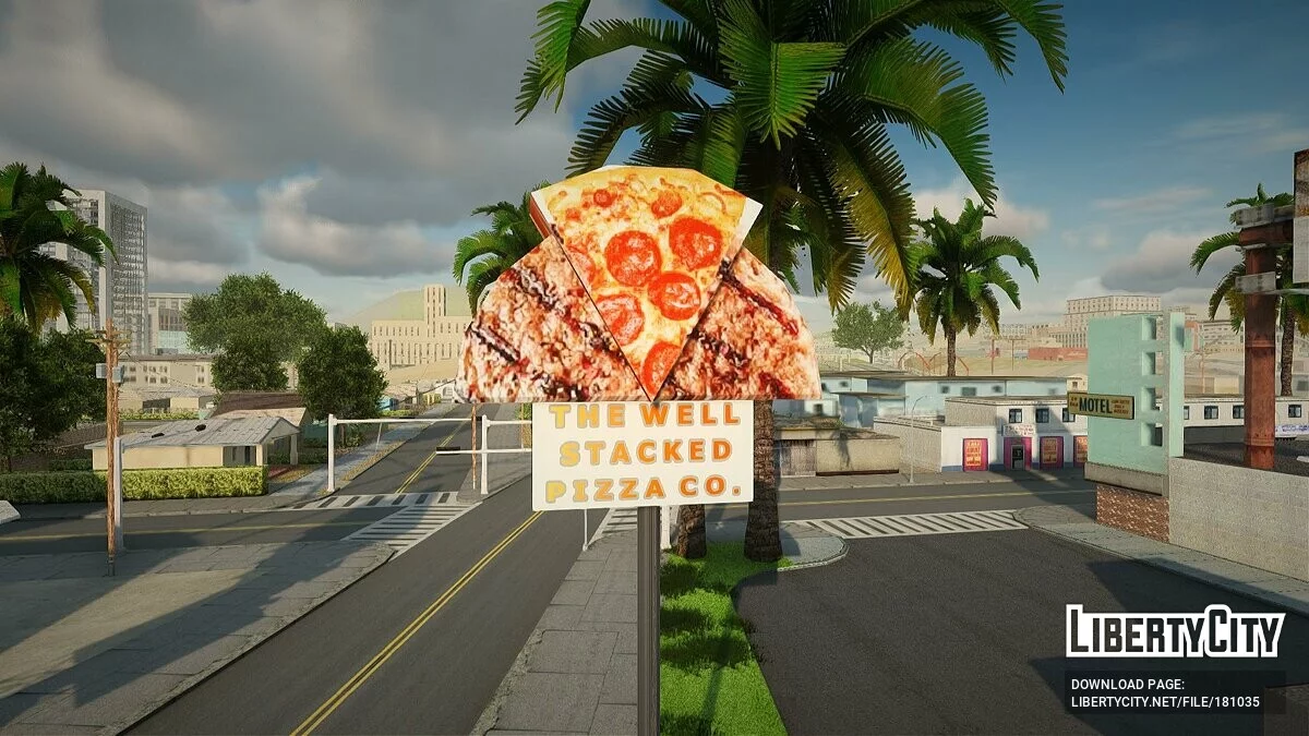 Tekstur baru untuk pizzeria di Idlewood / GTA San Andreas