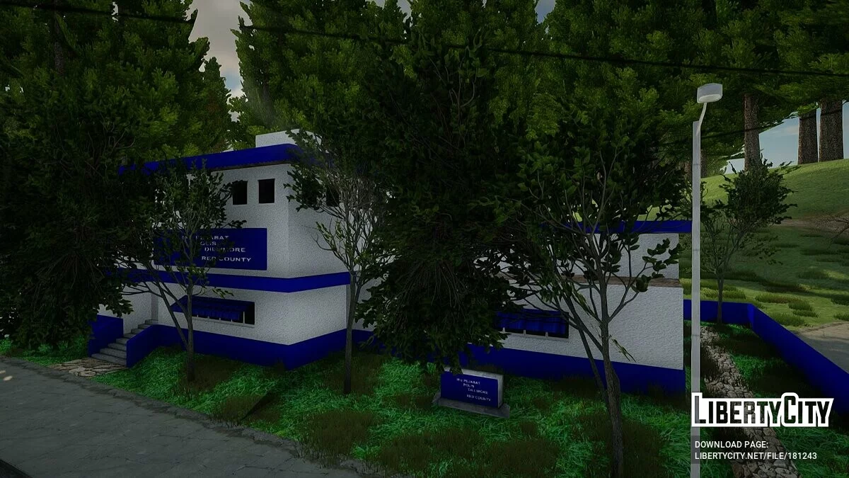 Нові текстури поліцейського відділку в Ділліморі / GTA San Andreas