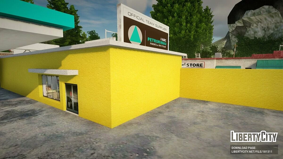 Нові текстури заправки в Діллімур / GTA San Andreas