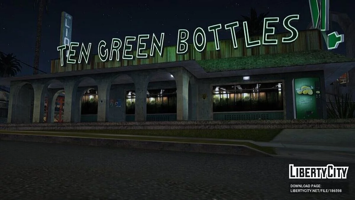HD sepuluh botol hijau / GTA San Andreas