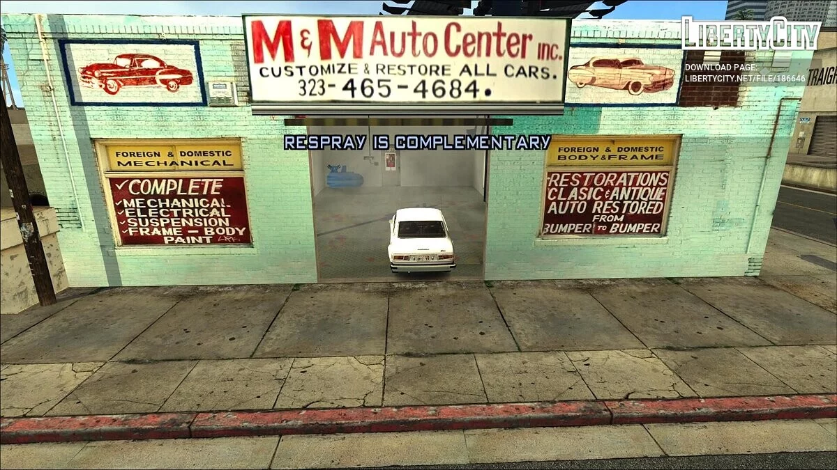 1992 Pay 'N' Spray from Los Angeles / GTA San Andreas
