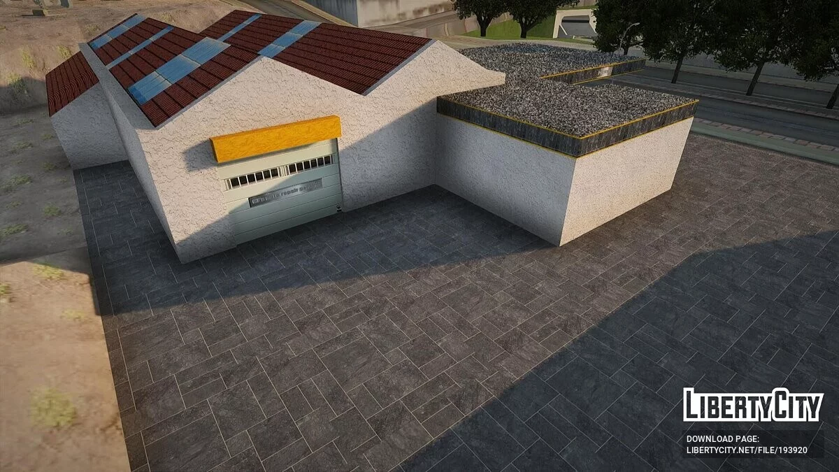 Tekstur baru untuk garasi terlantar di San Fierro / GTA San Andreas