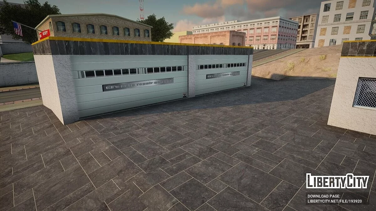 Tekstur baru untuk garasi terlantar di San Fierro / GTA San Andreas