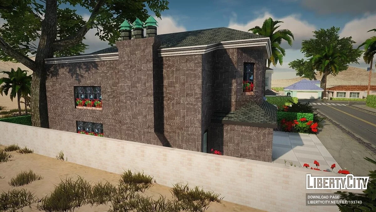 Ретекстур дома в Prickle Pine [Лас-Вентурас] / GTA San Andreas