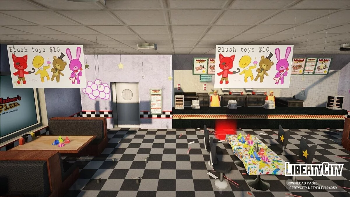 Pizzeria FNAF / GTA San Andreas
