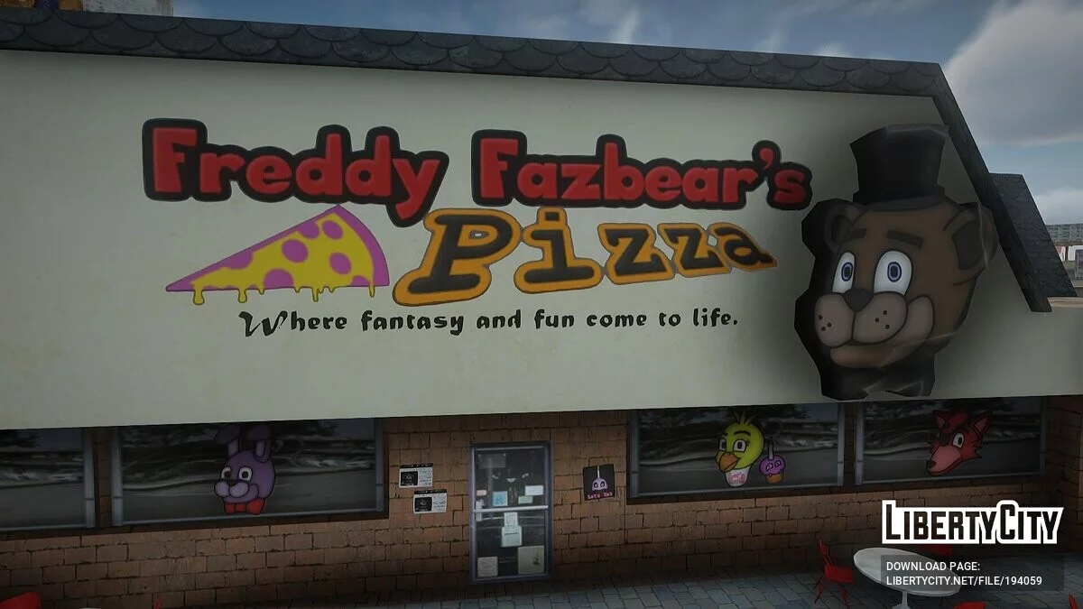 Pizzeria FNAF / GTA San Andreas