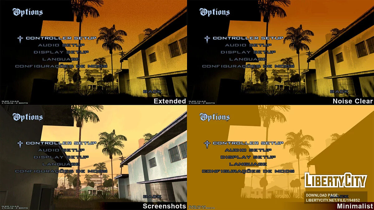 Remake von Hintergründen im Menü / GTA San Andreas