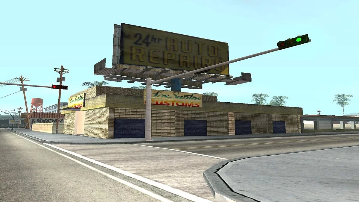 Los Santos Customs de GTA 5 / GTA San Andreas