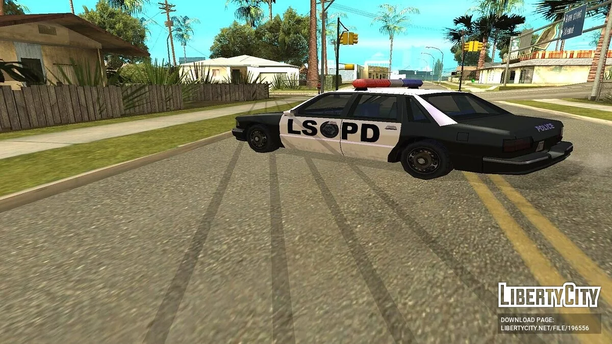 Retextura de la policía LS / GTA San Andreas