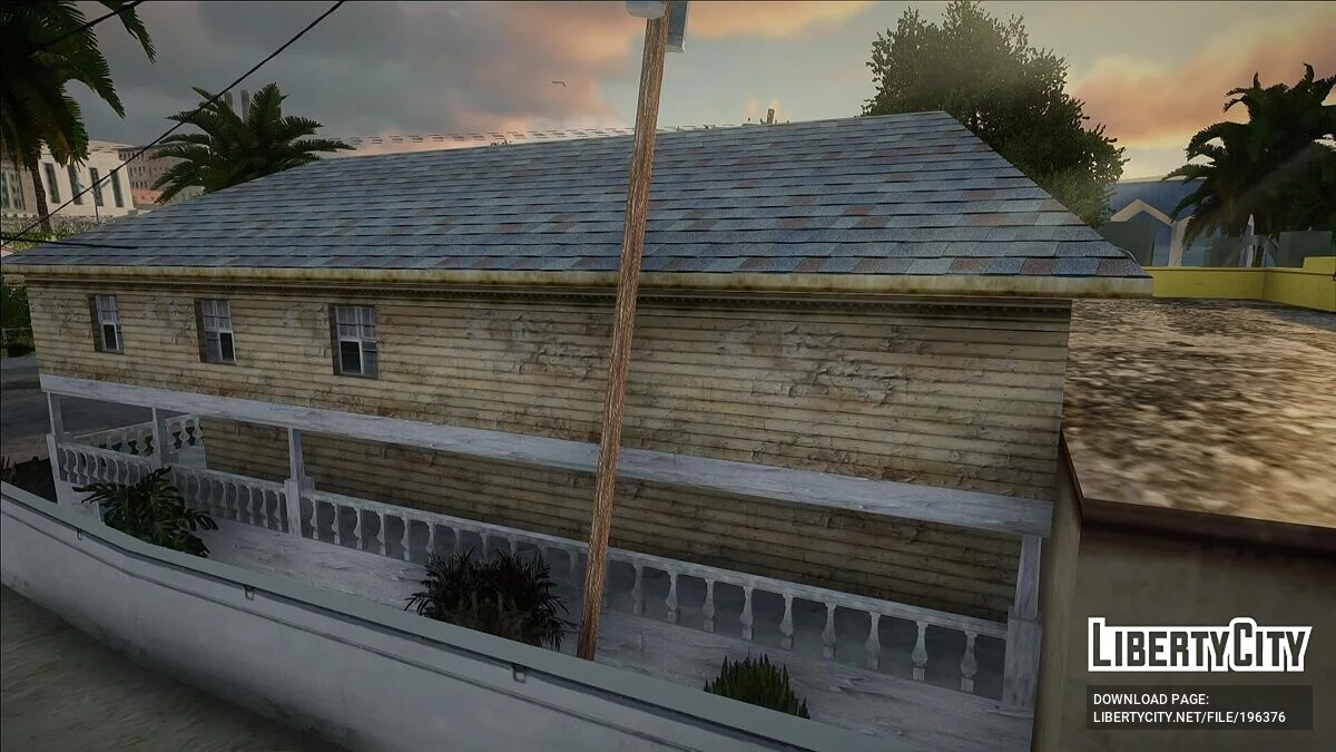 Remasterización del exterior de la casa de Carl / GTA San Andreas