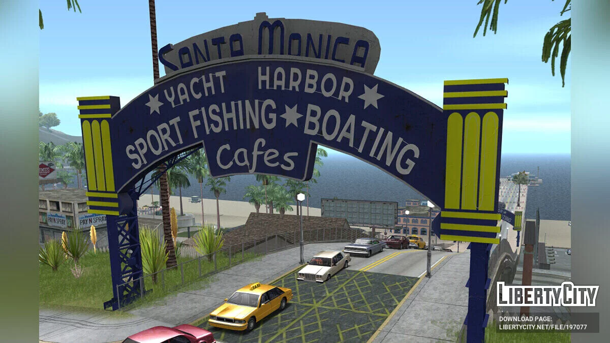 HD Letrero de Santa Mónica / GTA San Andreas