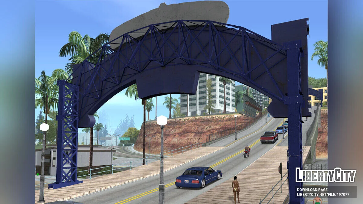 HD Letrero de Santa Mónica / GTA San Andreas
