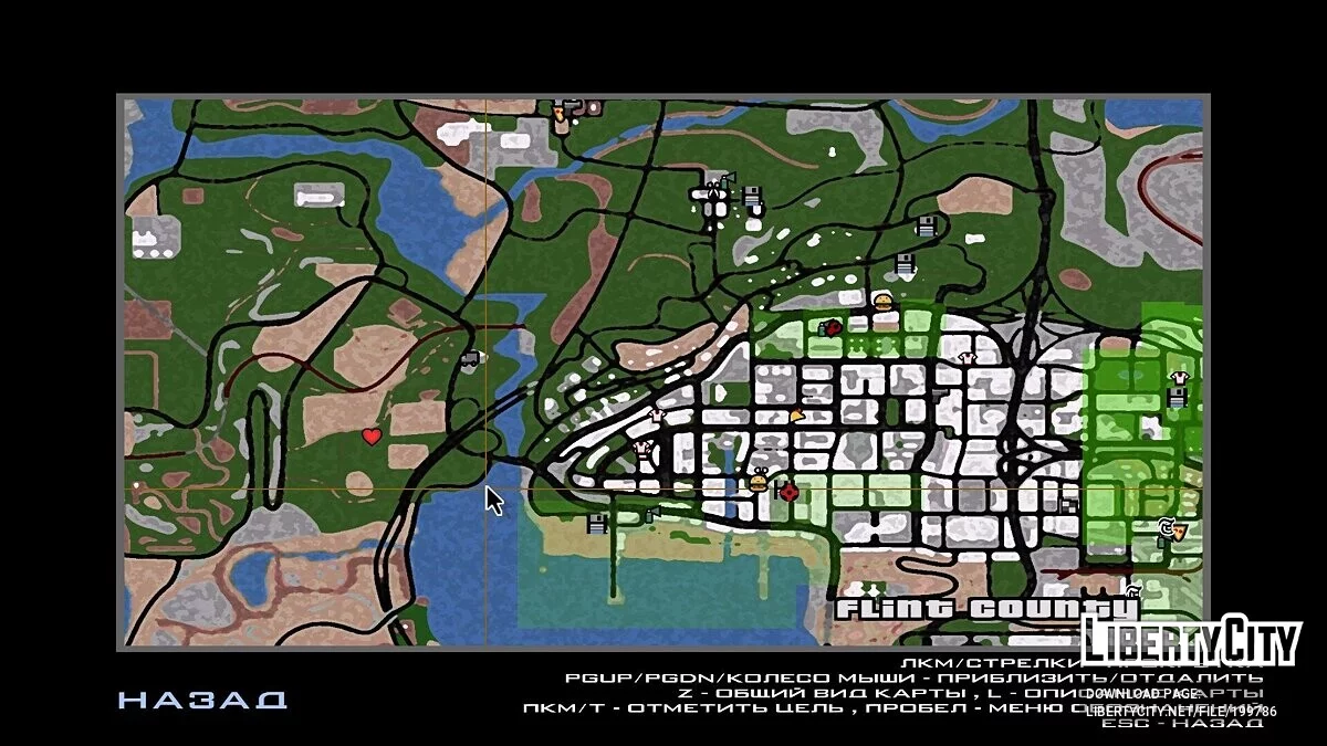 Nuevas texturas de mapa y radar / GTA San Andreas