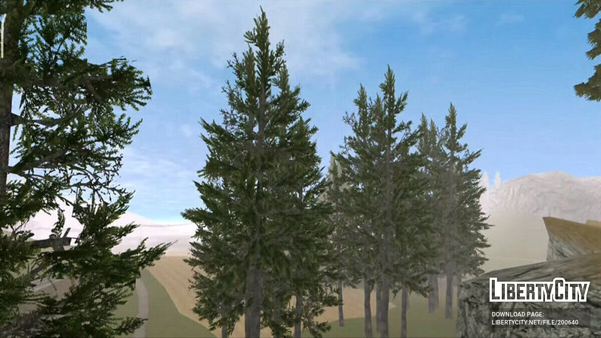 Vegetación al estilo GTA 5 (Project V_Vegetation) / GTA San Andreas