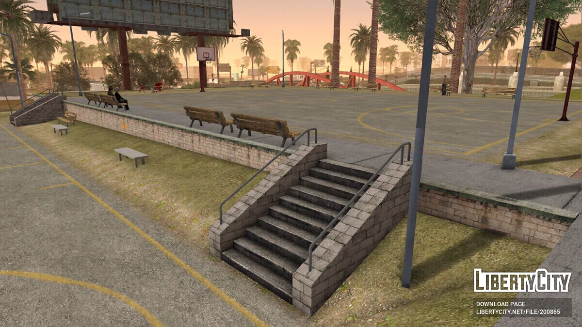 HD Баскетбольний майданчик / GTA San Andreas