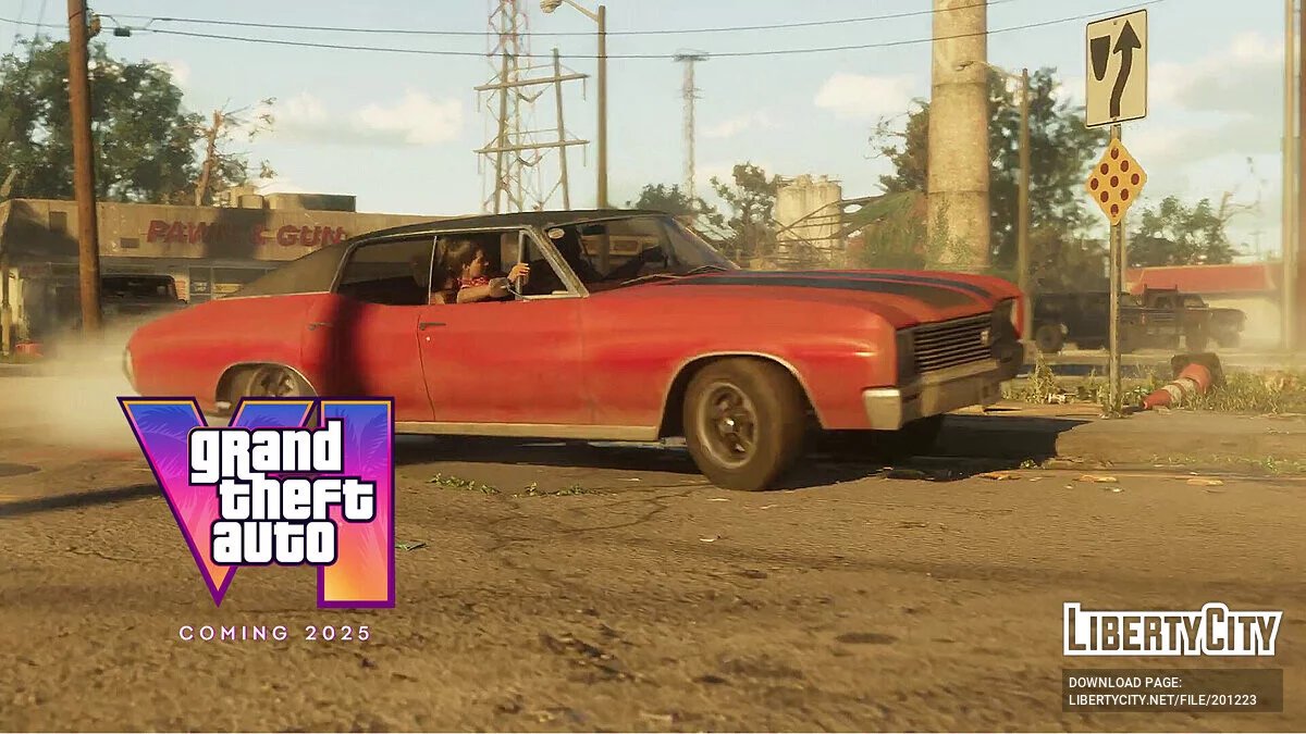 Завантажувальний екран у стилі GTA 6 / GTA San Andreas
