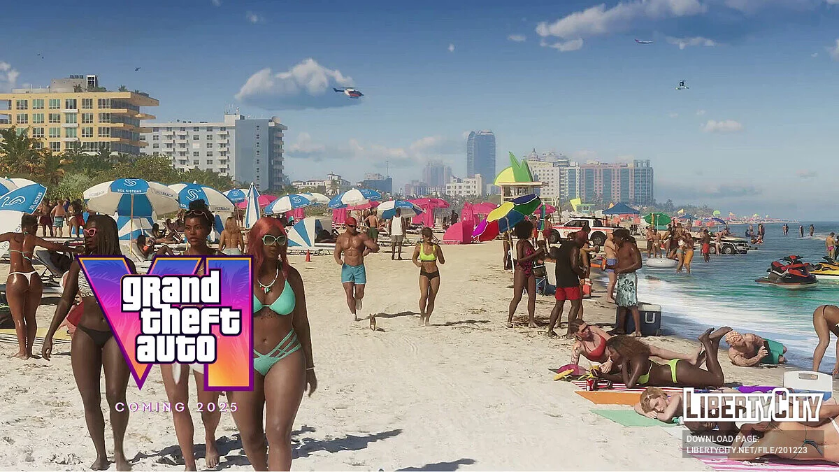 Завантажувальний екран у стилі GTA 6 / GTA San Andreas