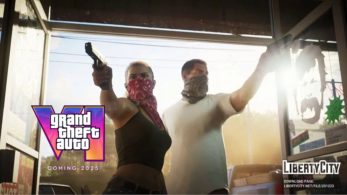 Завантажувальний екран у стилі GTA 6 / GTA San Andreas