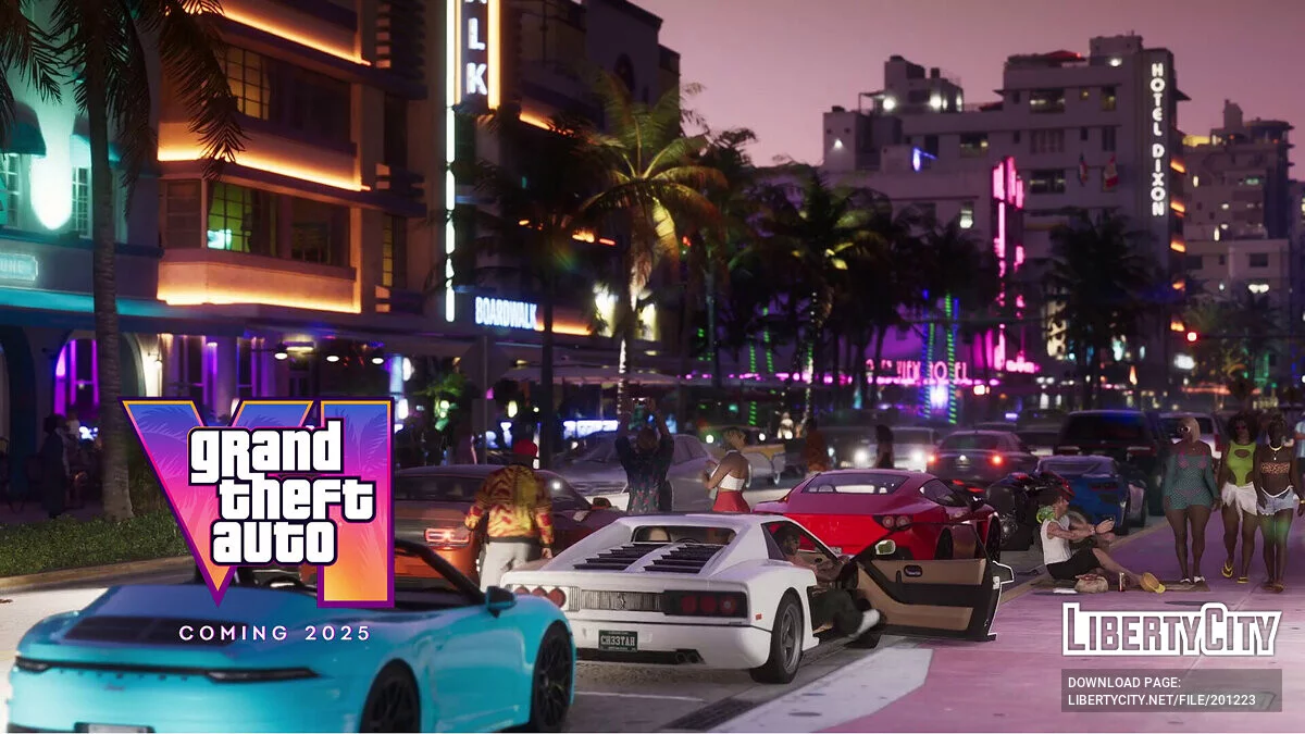 Завантажувальний екран у стилі GTA 6 / GTA San Andreas