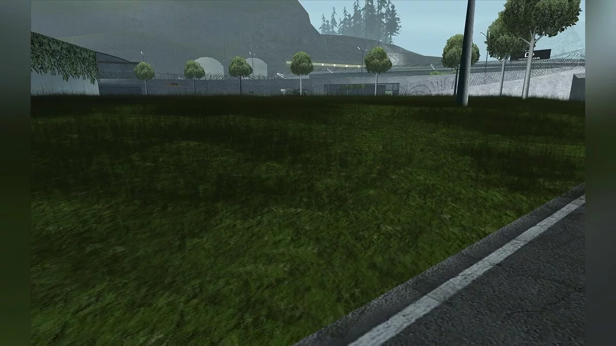 Verbesserte Rasenflächen am Flughafen / GTA San Andreas