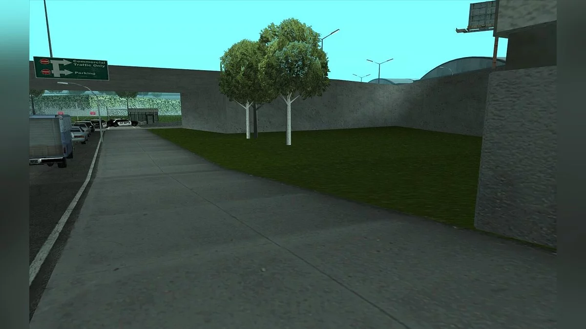 Verbesserte Rasenflächen am Flughafen / GTA San Andreas