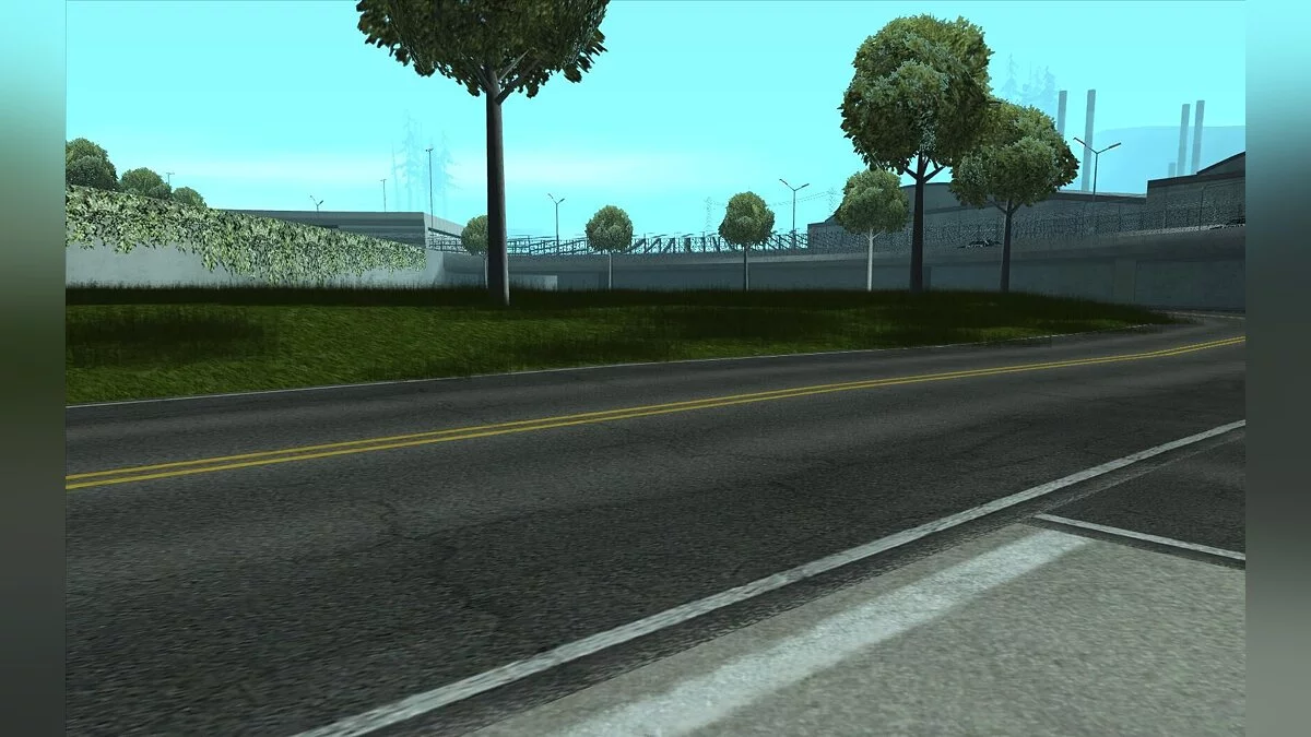 Verbesserte Rasenflächen am Flughafen / GTA San Andreas