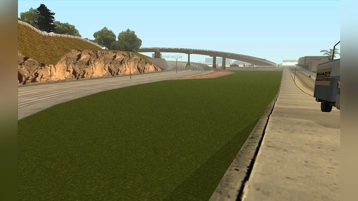 Verbesserte Rasenflächen am Flughafen / GTA San Andreas