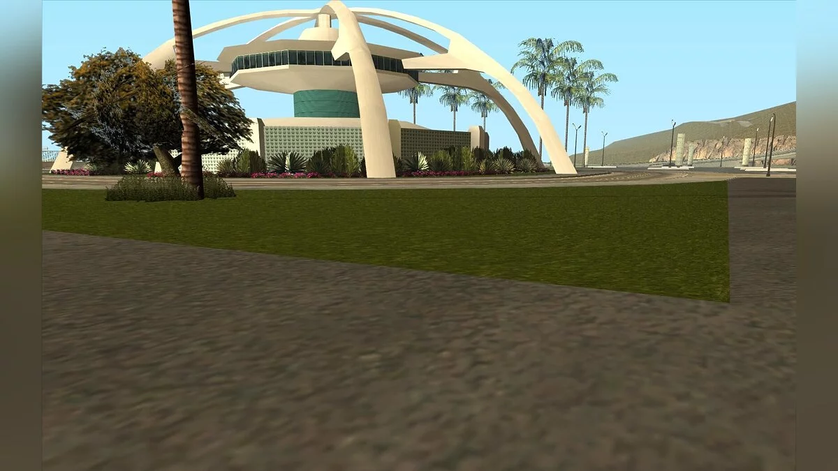 Verbesserte Rasenflächen am Flughafen / GTA San Andreas