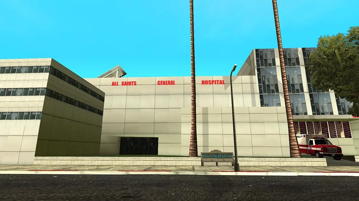 Лікарня у стилі GTA 5 / GTA San Andreas