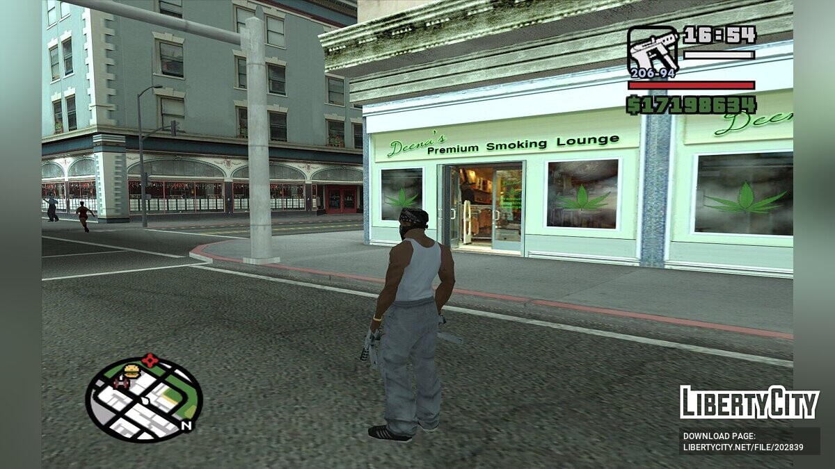 Скачать Новые магазины района Hashbury для GTA San Andreas