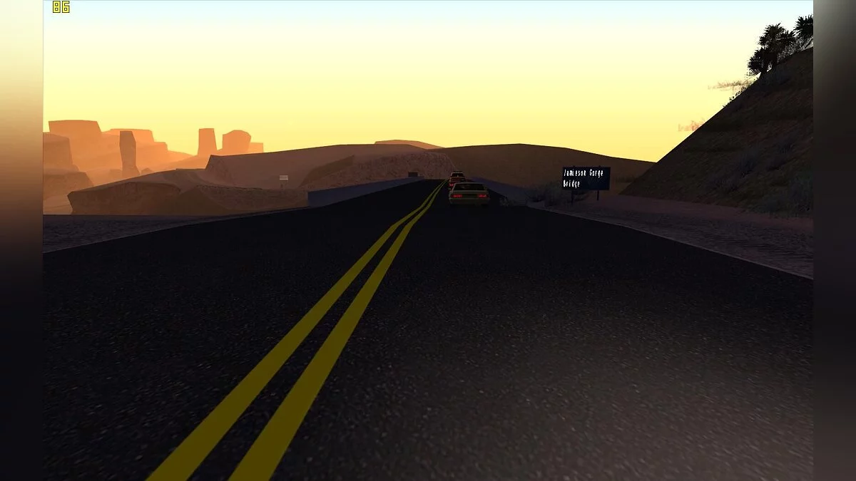沙漠中的新道路 / GTA San Andreas