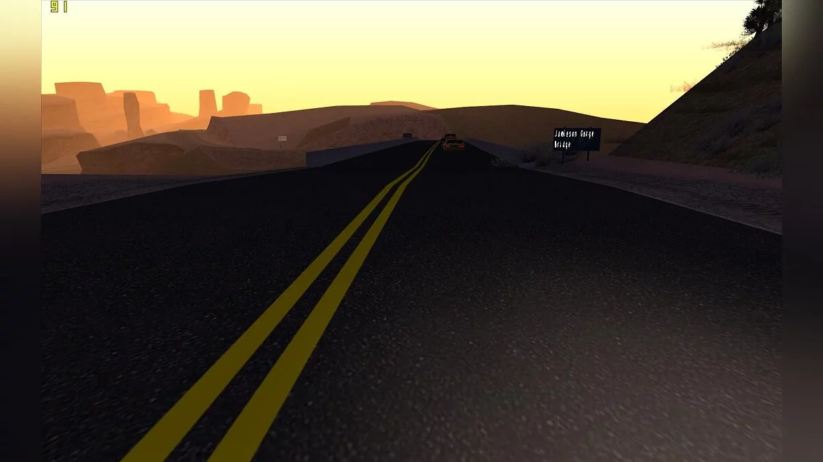 沙漠中的新道路 / GTA San Andreas