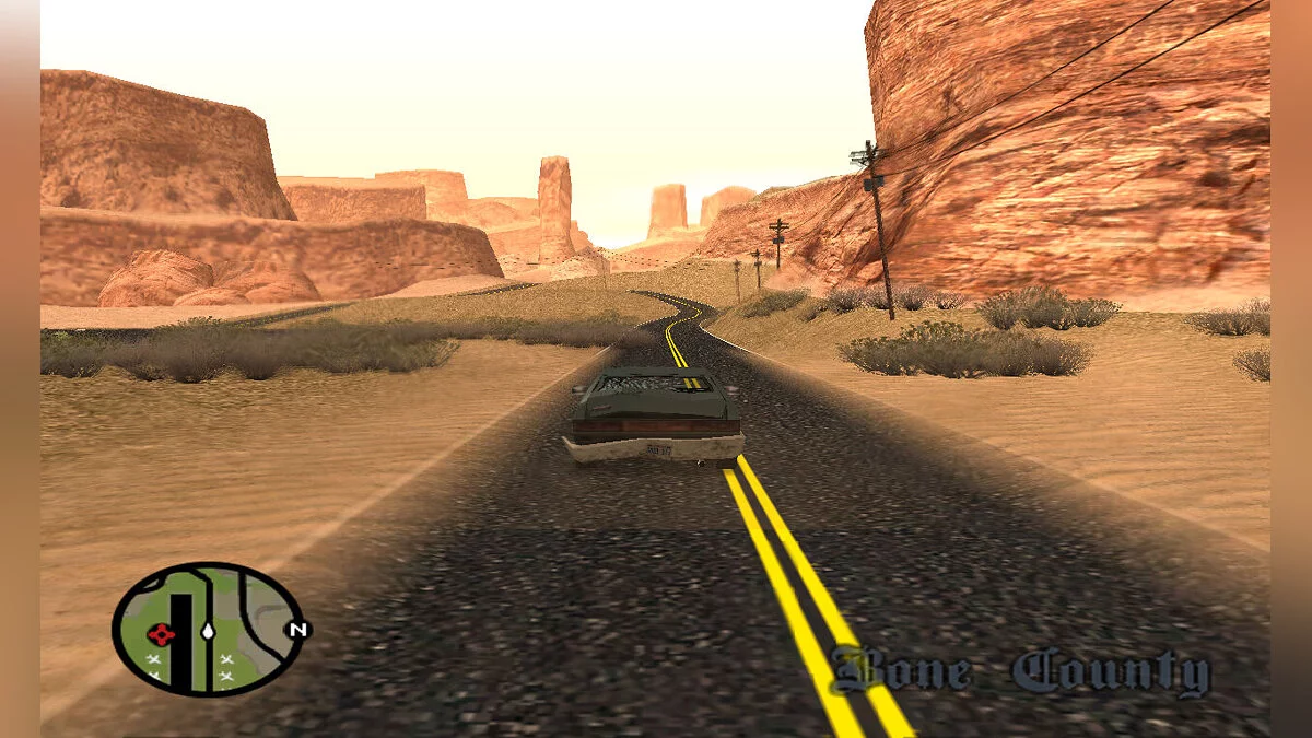 沙漠中的新道路 / GTA San Andreas