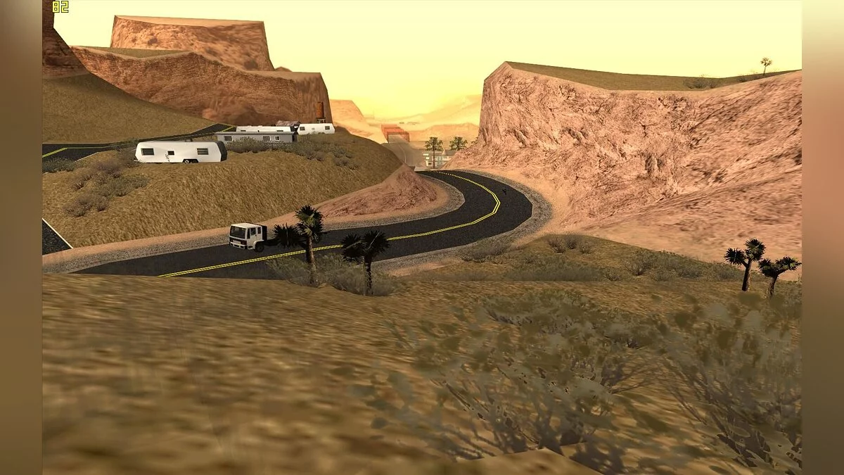 沙漠中的新道路 / GTA San Andreas