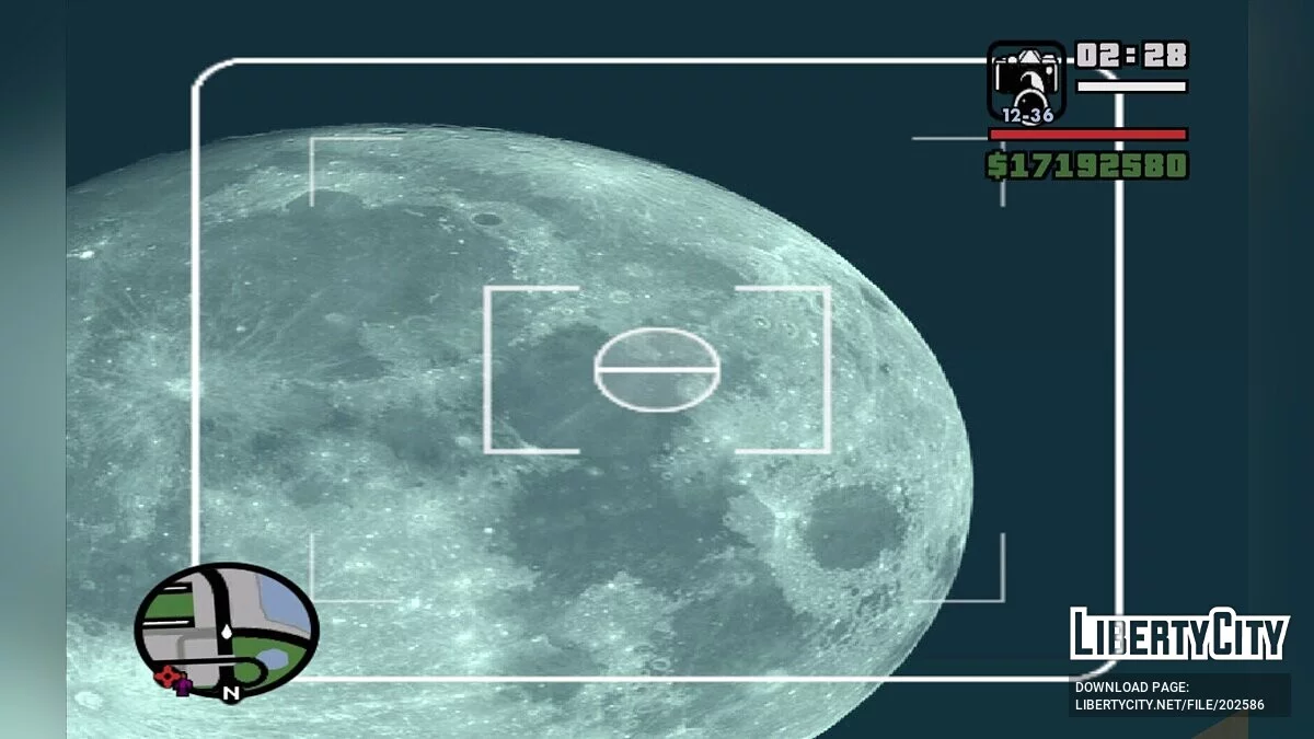 Realistic Big Moon / GTA San Andreas
