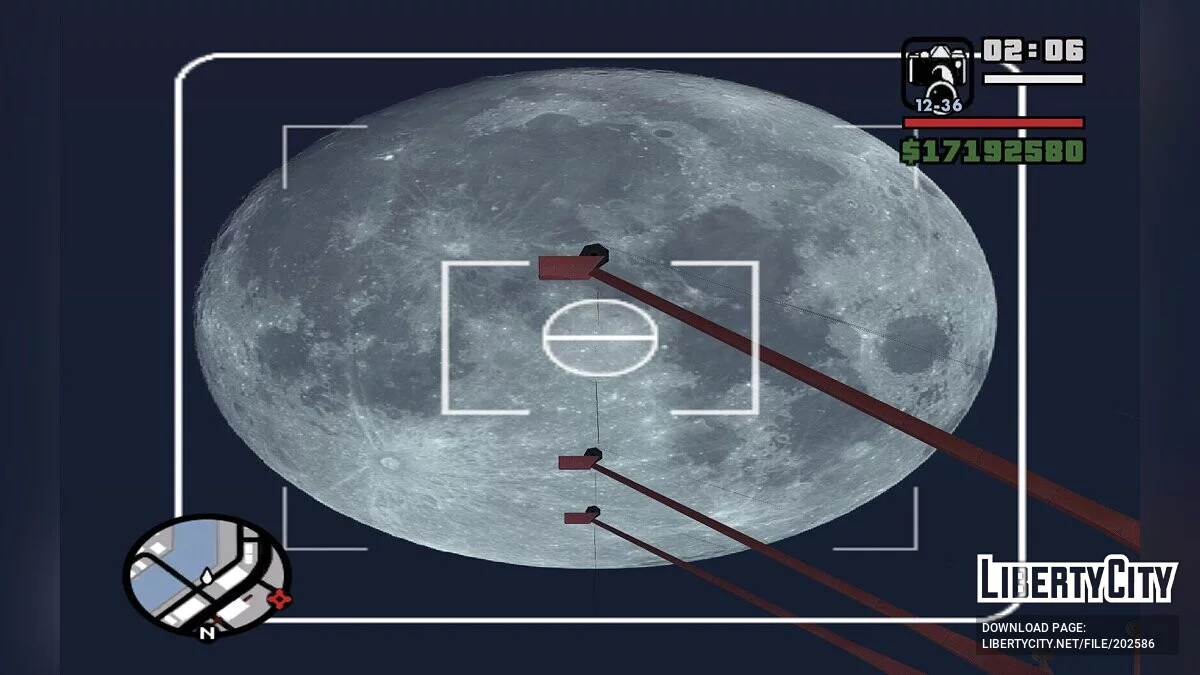 Realistic Big Moon / GTA San Andreas