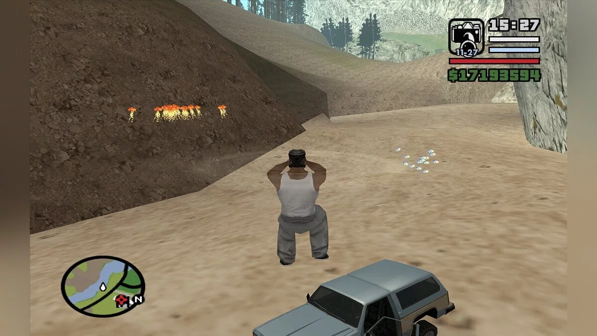 Очень чистая и прозрачная вода / GTA San Andreas