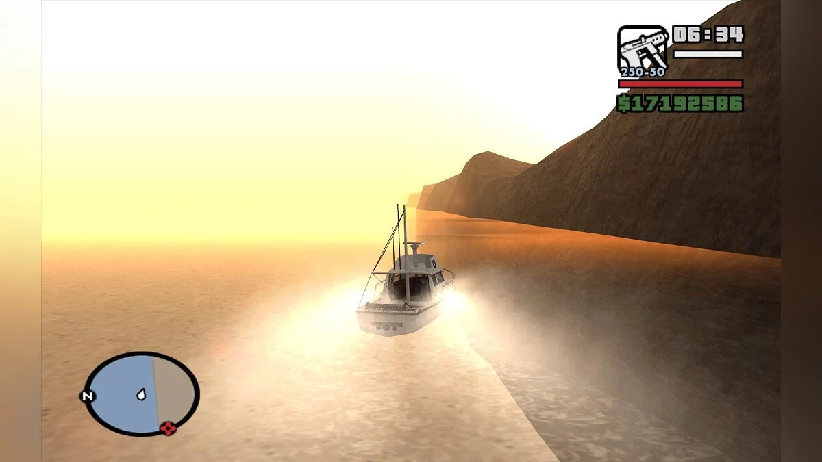Очень чистая и прозрачная вода / GTA San Andreas