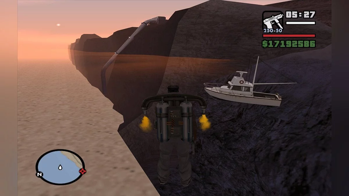 Очень чистая и прозрачная вода / GTA San Andreas